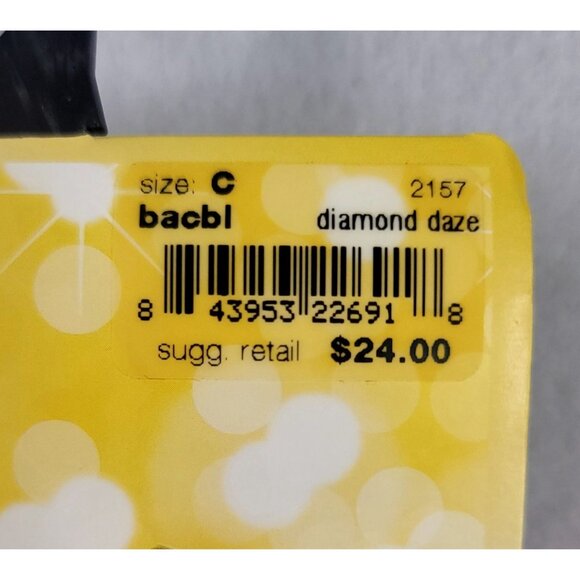 Spanx 2157 Star Power CenterStage Pattern Shape Tights Diamond Daze Size C Black - Picture 2 of 4